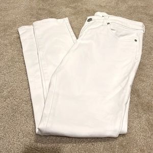 Brand new The Limited white straight leg denim jeans
